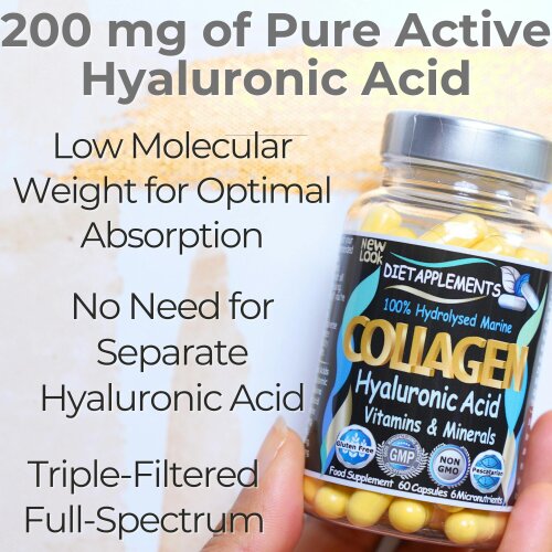 Dietapplements Marine Collagen & Hyaluronic Acid Complex