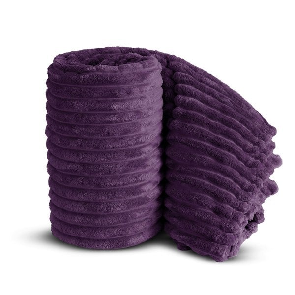 Velosso Chunky Cord Super Soft Plush Heavy Blanket - 150cm x 200cm