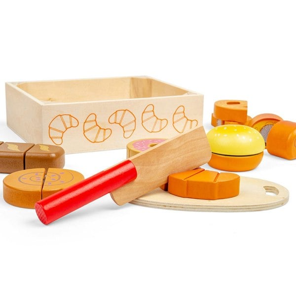 Bigjigs Toys Cutting Bread and Pastries Crate