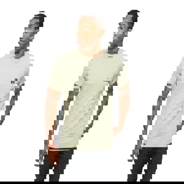 Crosshatch Mens Backdrafts T-Shirt - Light Olive - 