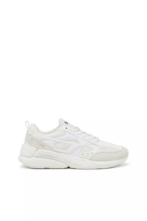 Diesel S-SERENDIPITY-SPORT Mesh & Suede Sneakers - White