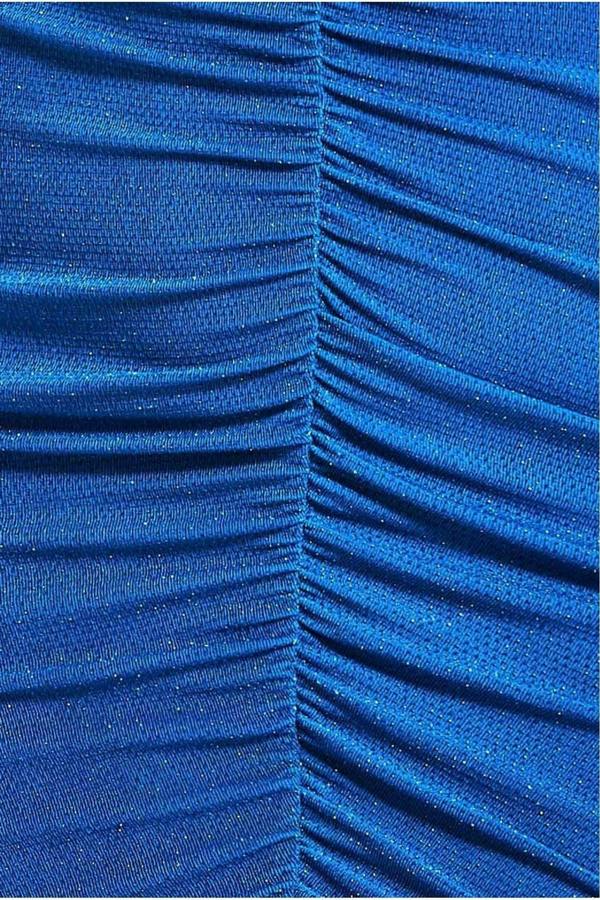 Cut Out Long Sleeve Bodycon Mini - Royal Blue DR3532