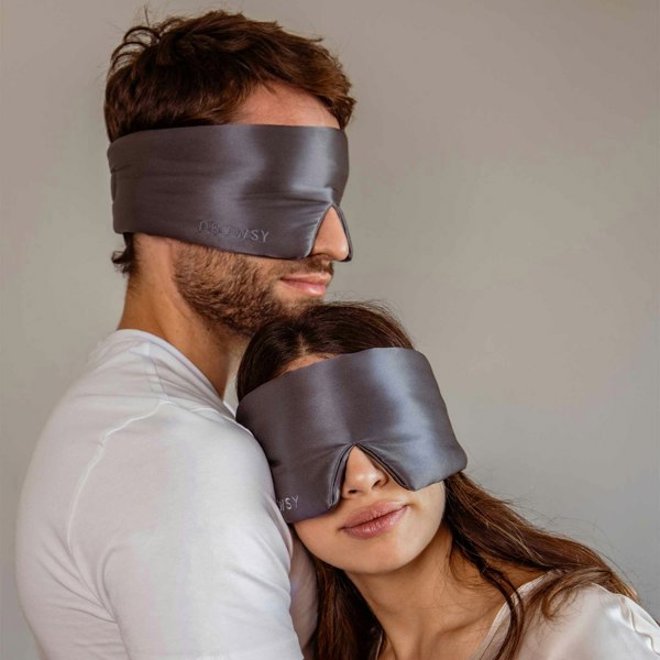 Drowsy Sleep Co Silk Sleep Mask - Moonlight Shadow