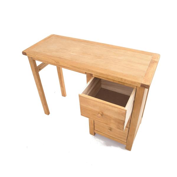 Cabinet Bits Lugo 3 Drawer Desk - Dressing Table Wood Knob