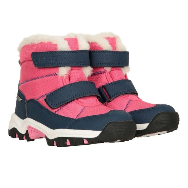 Mountain Warehouse Toddler Comet Waterproof Snow Boots - Bright Pink