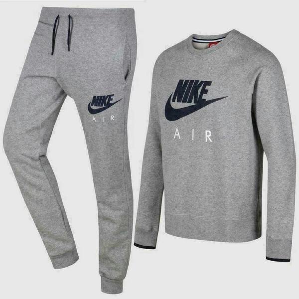 Nike Air AW77 Fleece Crew Neck Jogsuit Grey