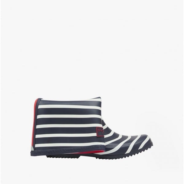Joules ROLL UP WELLY Boys Rubber Wellies Navy Stripe