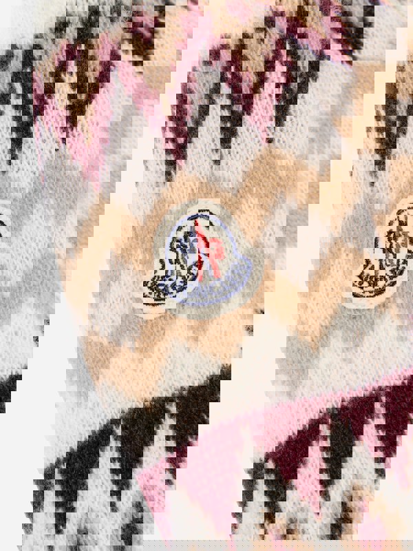 Moncler Enfant Baby Girls Wool Knitted Dress in Ivory