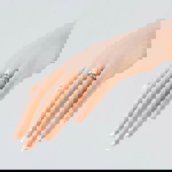 T. H. Baker Platinum 1.47ct Radiant Cut Diamond Three Stone Ring RN5874 PLT