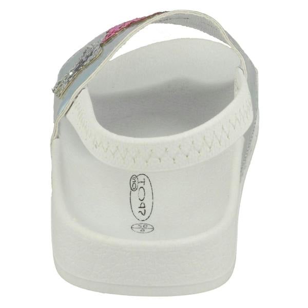 Spot On Girls Spot On Slingback Sliders With Glitter Star Design H0310