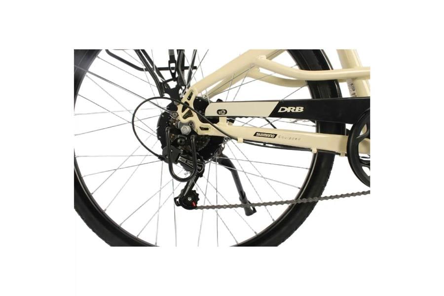 Dallingridge Harlow V3 Step Through Hybrid Electric Bike, 700c Wheel, Bafang Powered, 14Ah - Cream