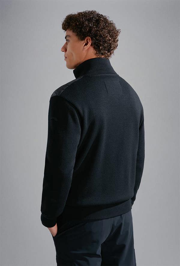 Paul & Shark Men's Hybrid Wool and Nylon Cardigan Jacket