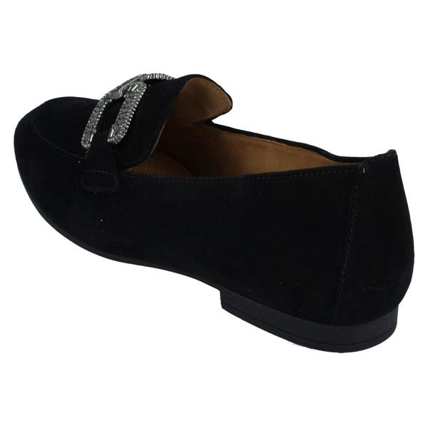 Gabor Ladies Gabor Smart Casual Loafer With Decorative Chain Detail 65.210
