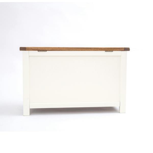 Cabinet Bits Lovere Off White Blanket Box Ottoman
