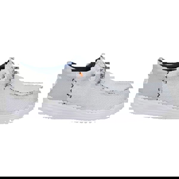 HEYDUDE Wally Funk Open Mesh Shoes - White/White