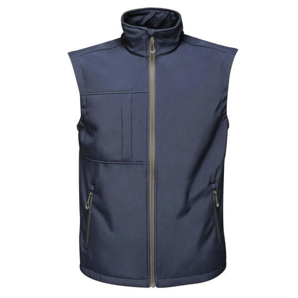 Regatta Mens Octagon II Printable Gilet - Navy/Seal Grey - 
