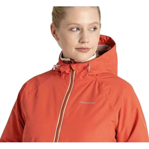 Craghoppers Womens/Ladies Brielle Waterproof Jacket - Ember Orange - 