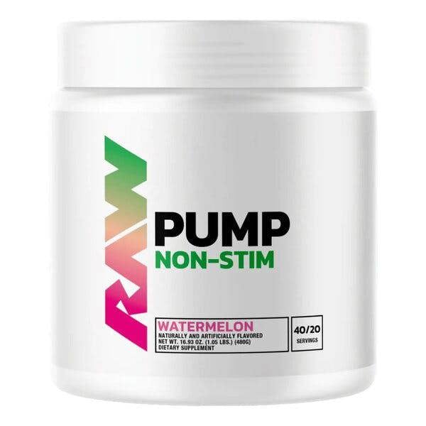 Raw Nutrition Pump Non-Stim, Watermelon - 480g