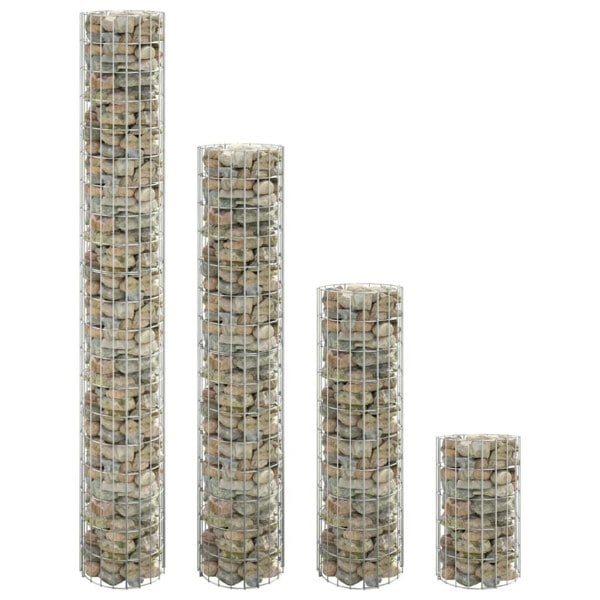 Berkfield Circular Gabion Raised Beds 4 pcs 30x50/100/150/200 cm