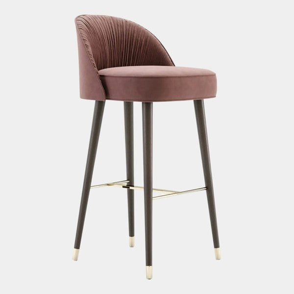 Domkapa Matilda Pleated Luxury Bar Chair