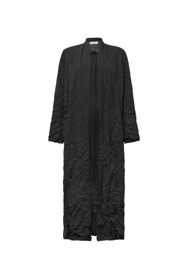 James Lakeland Crinkled Black Cardigan