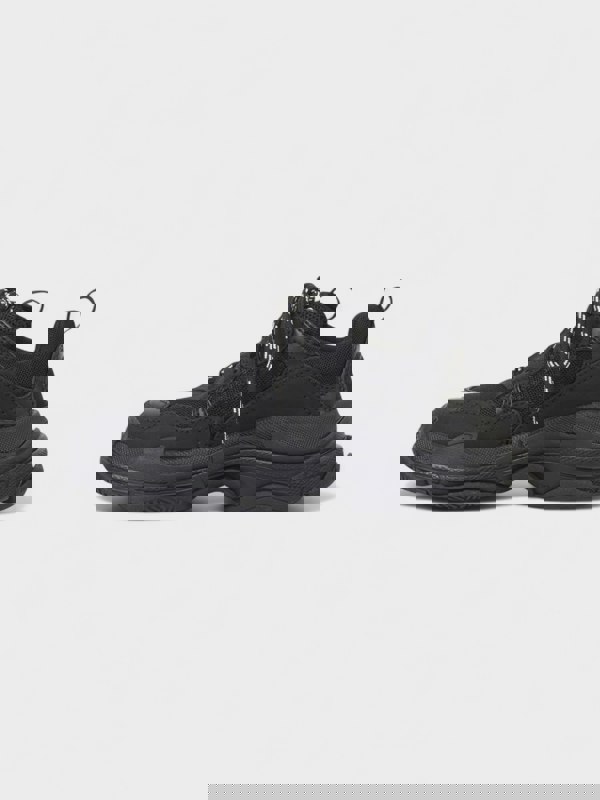 Balenciaga Kids Triple S Trainers Black