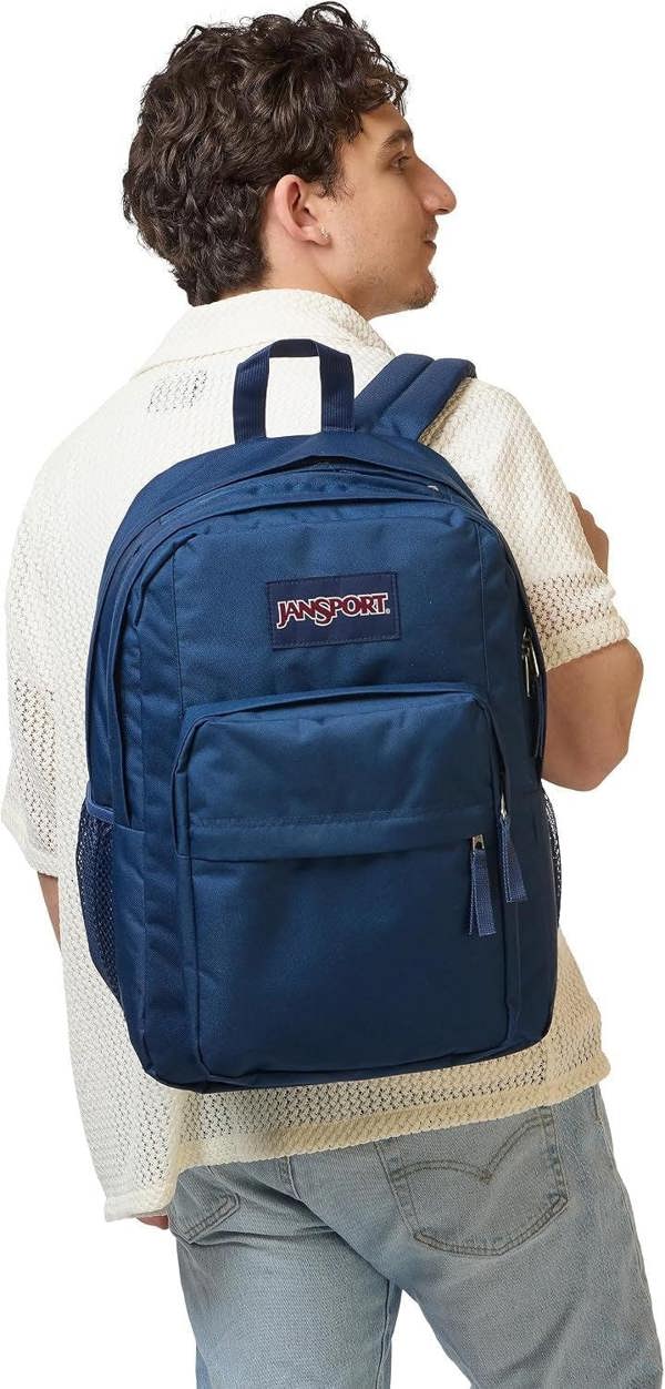 JanSport Big Day Pack Backpack Rucksack Bag 34L Navy
