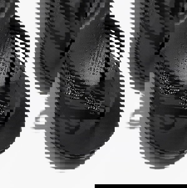 FitFlop iQUSHION GLITZ-BOW Ladies Flip Flops Black