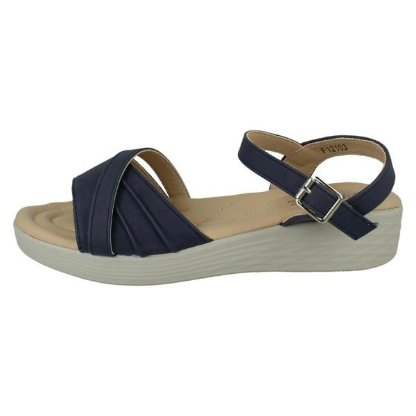 Eaze Ladies Eaze Buckle Fastening Summer Sandals F12103