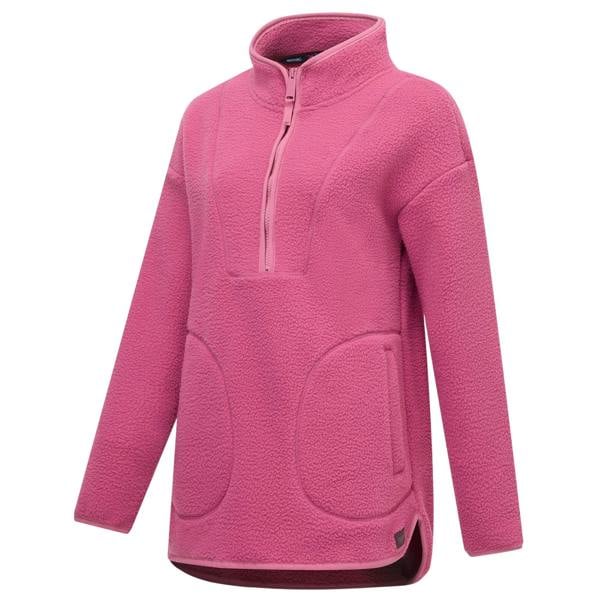 Regatta Womens/Ladies Frankie Borg Half Zip Longline Fleece Top - Violet - 