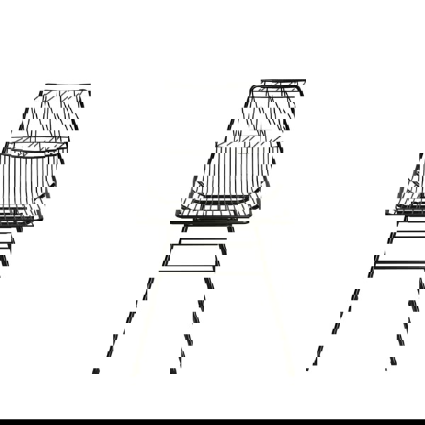 Dorel Home Astrid Wire Metal Dining Chair Black