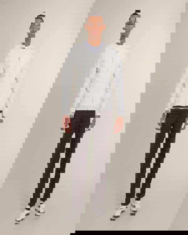 Larsson & Co Lihme - Ribbed V-Neck Cardigan