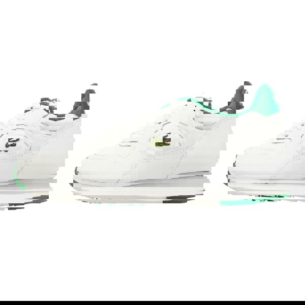 Lacoste 49SMA0013-082 Men's LINETRACK White/Green