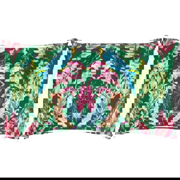 Wylder Kali Birds Outdoor Cushion Cover - Dark Green