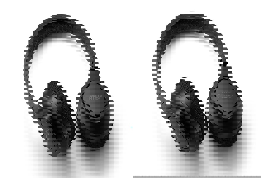 Philips TAA4216BK On-Ear Wireless Sports Headphones Washable Ear-Cups - Free Gift RRP £10!