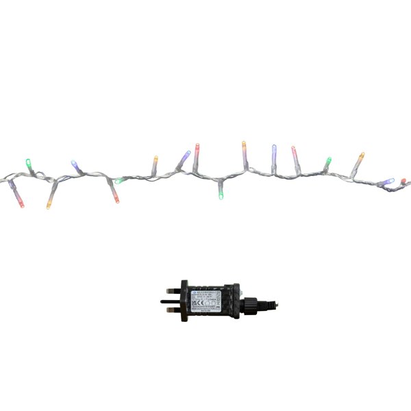 Samuel Alexander 18.7m 750 LED TreeBrights Christmas String Lights on Clear Cable with Timer in Multi-Coloured