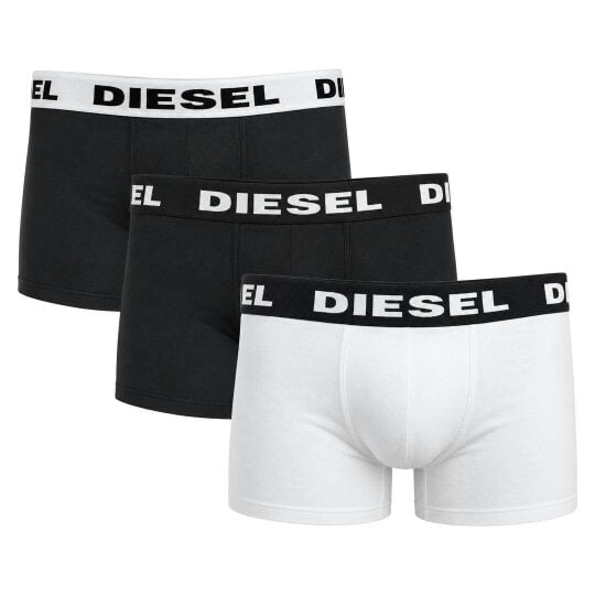 Diesel UMBX-Shawn-Out Boxers Black & White Men's 3 Pack Boxer Shorts