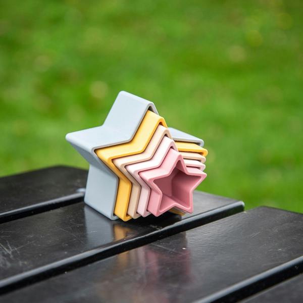 tickit SiliSoft® Star Stacking Cups (Earth)