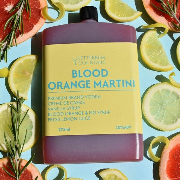 Letterbox Cocktails Blood Orange Martini – Premium Letterbox Cocktail (100ml)
