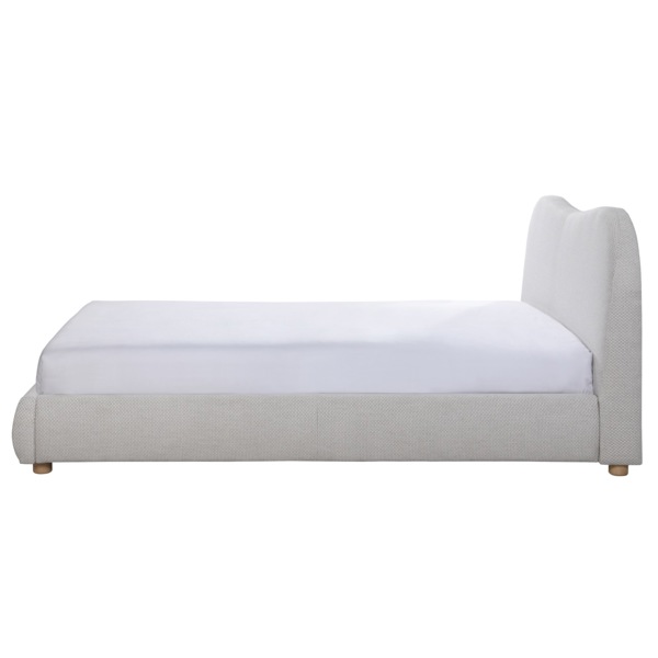 Wave Double Bed in Natural Weave