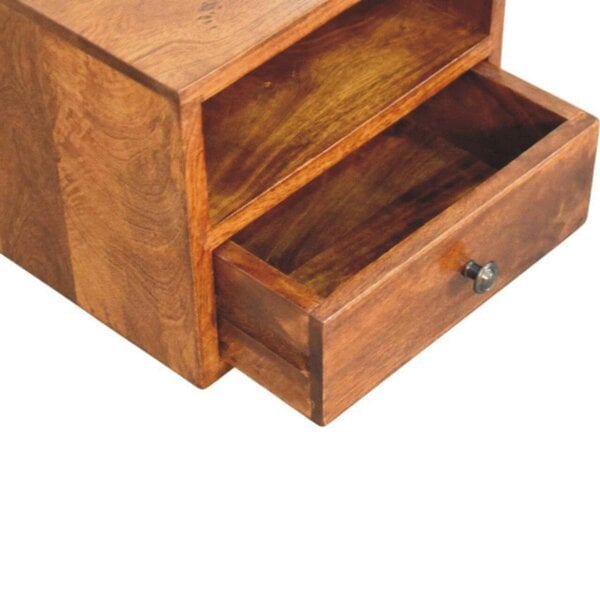 Wyld Haus Cortina 1 Drawer Mango Wood Wall Mounted Bedside Table