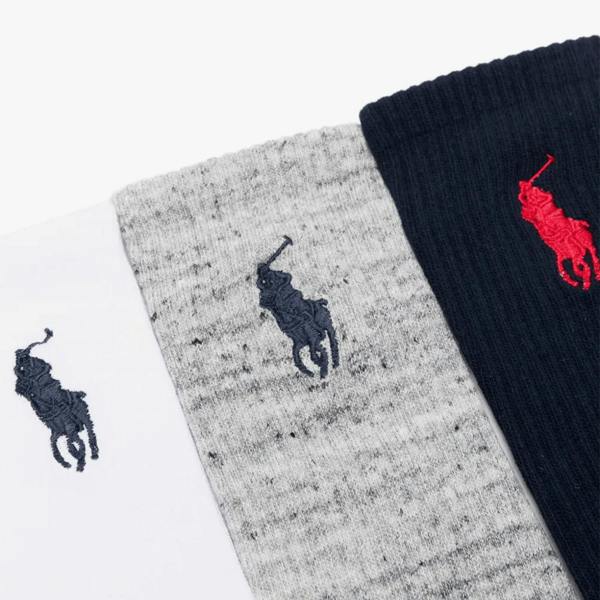 Polo Ralph Lauren EMBROIDBIGPP Assorted Socks   in  Navy
