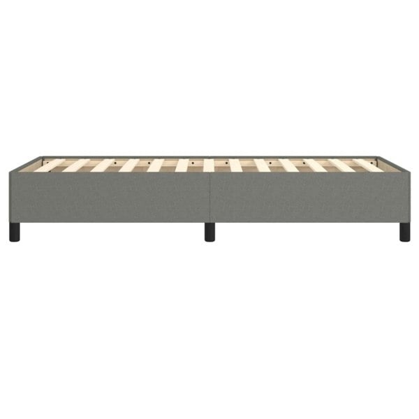 Berkfield Bed Frame Dark Grey 90x190 cm 3FT Single Fabric