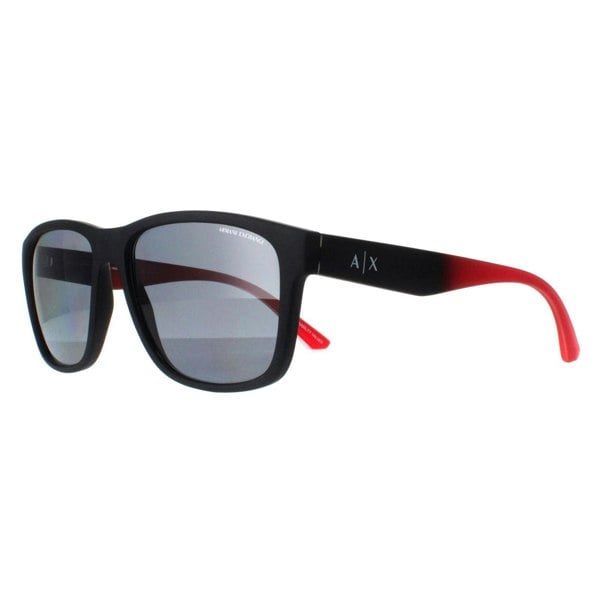 Armani Exchange Sunglasses AX4135S 807881 Matte Black Grey Polarized
