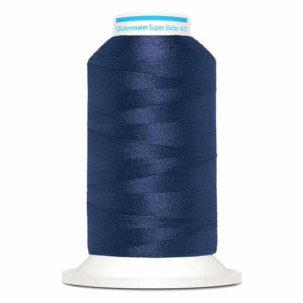 Gutermann Super Brite Polyester 40 Embroidery Thread 1000m Polyester Thread Suitable For Embroidery