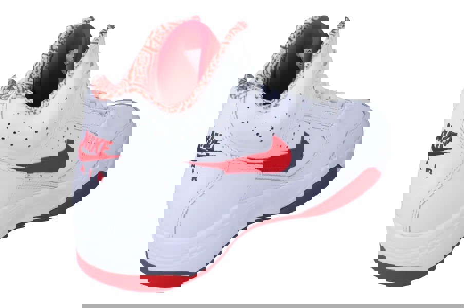 Nike Air Flight Lite Mid Mens Trainers Dj2518  101 - White University Red 101 - Photo 2