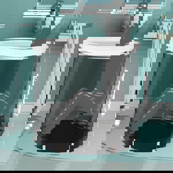 Gr8 Home Large Portable Ice Bath Tub for Cold Water Therapy Lid Recovery Plunge Pool