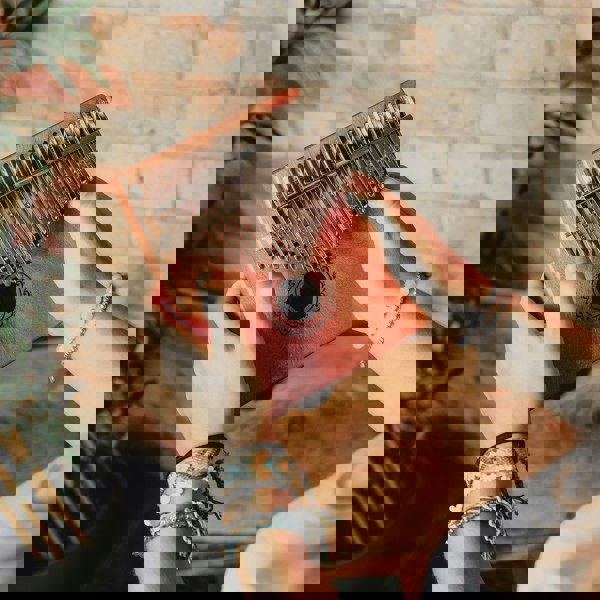 A-Star 21 Key Kalimba Thumb Piano - Natural