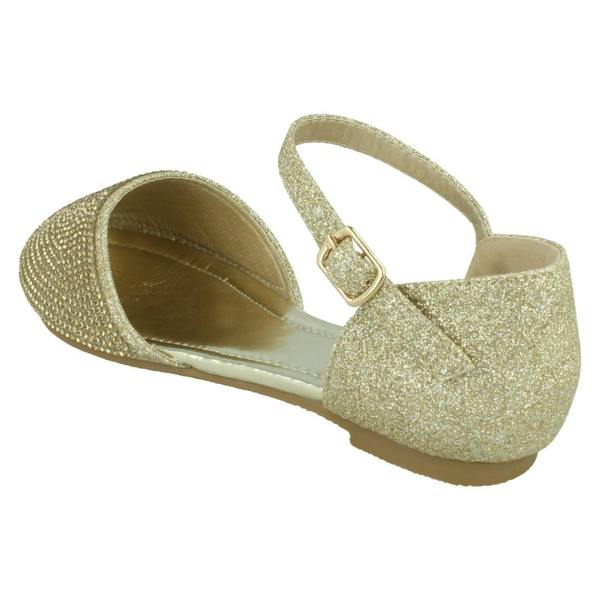 Spot On Girls Spot On Glittery Shoes H2617