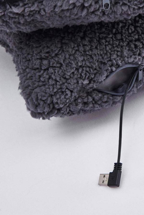 Ezysleep Teddy Fleece Heated Neck Pillow